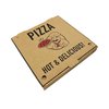 Blutable Pizza Boxes, 14 x 14 x 1.75, Kraft, 50PK REM-BX-KRSTCK-14ISBFL